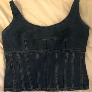 Anthropologie Denim Top